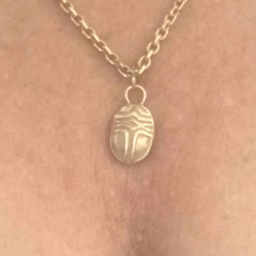 Always Aleda Heavy Scarab Pendant. 14kt.